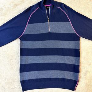 Nike Golf 1/4 Zip Sweater Long‎ Sleeves Pure Wool Pullover -  Size Large